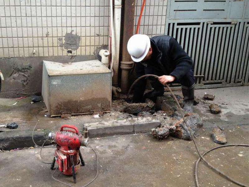 海棠疏通下水道-洗菜池疏通